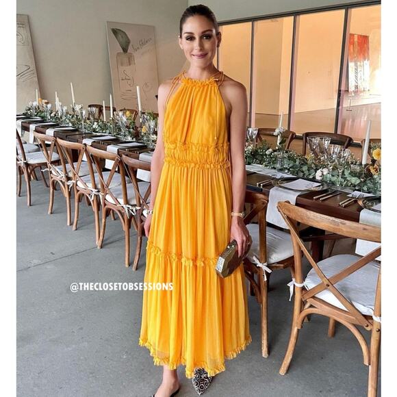 RARE!!! MANGO Halter Neck Maxi Dress NWT - Picture 5 of 16